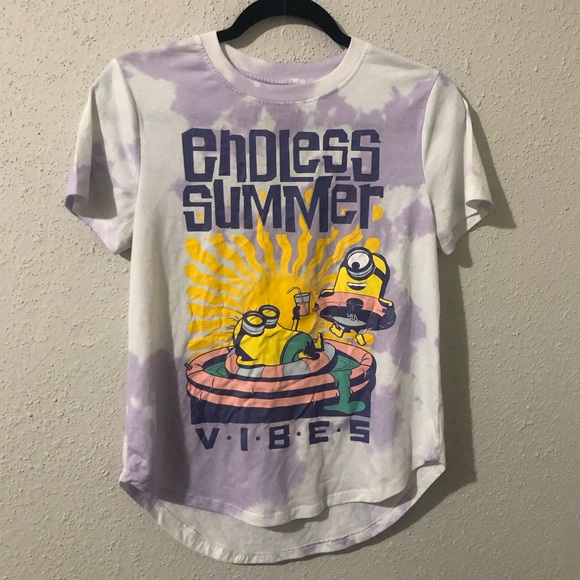 The Minions endless summer vibes tie dye graphic tee - Picture 1 of 3